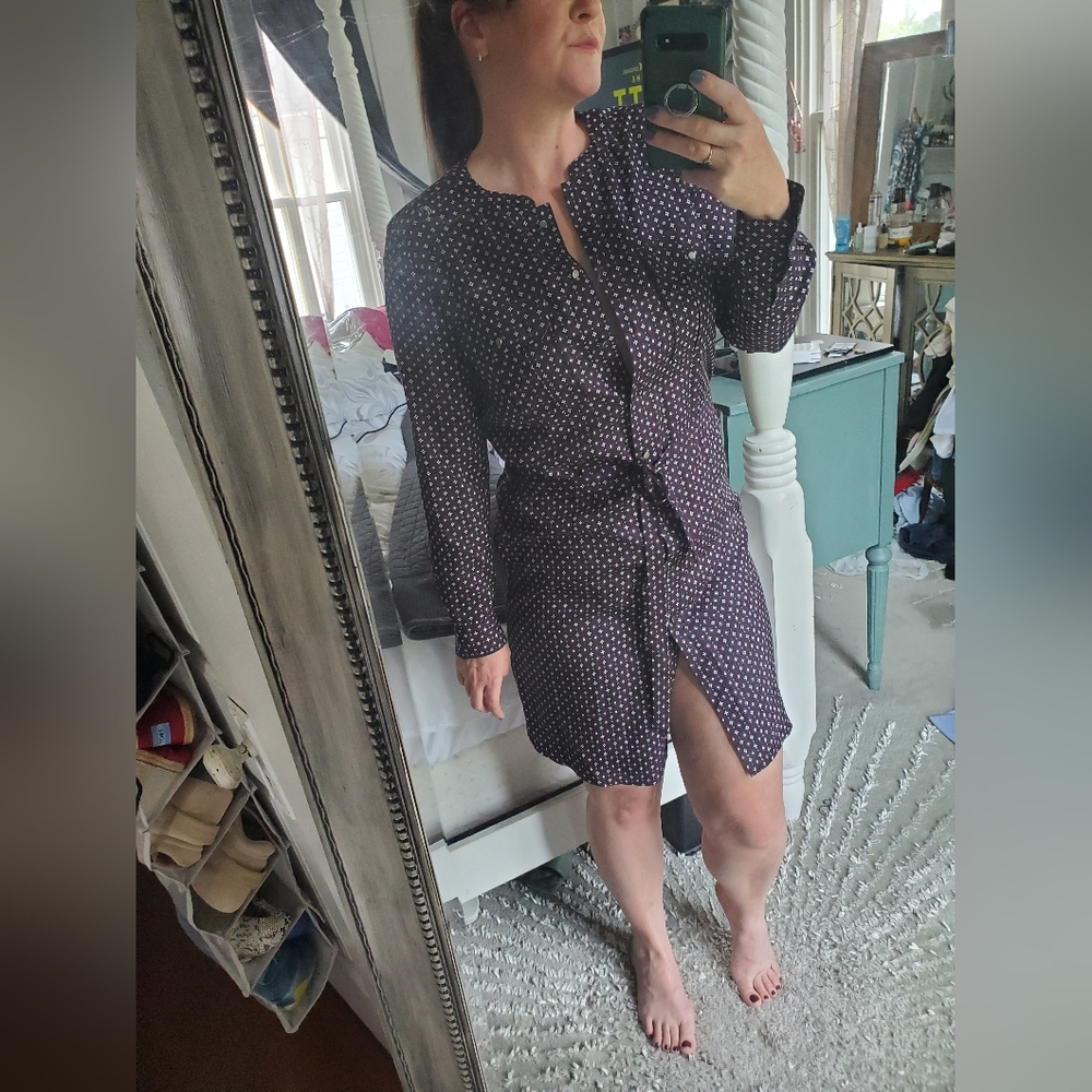 Banana Republic Buttondown Shirt Dress - Picture 1 of 8